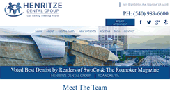 Desktop Screenshot of drhenritze.com
